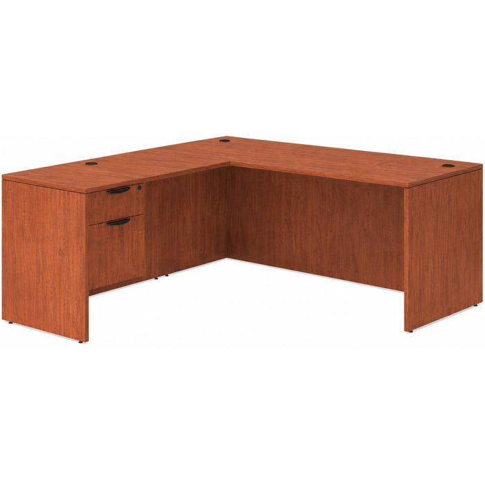 Classic 36x71"single BF ped desk &42"return Cherry