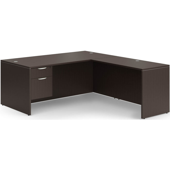 Classic 36x71"single BF ped desk w/42"return ESP