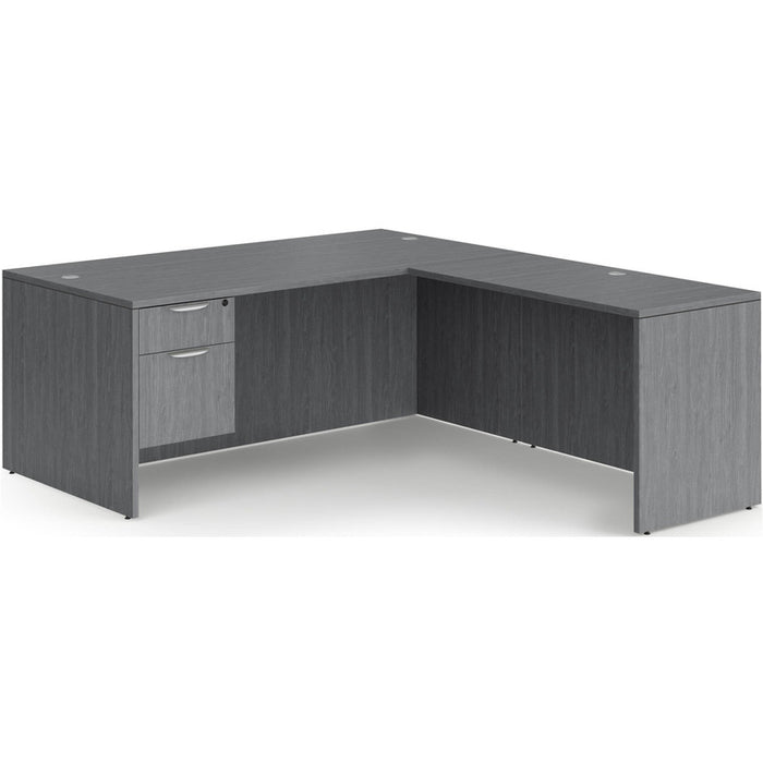Classic 36x71"single BF ped desk w/42"return NPG