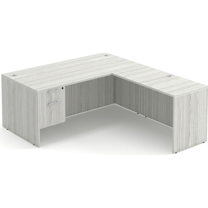 Classic 36x71"single BF ped desk w/42"return SLB