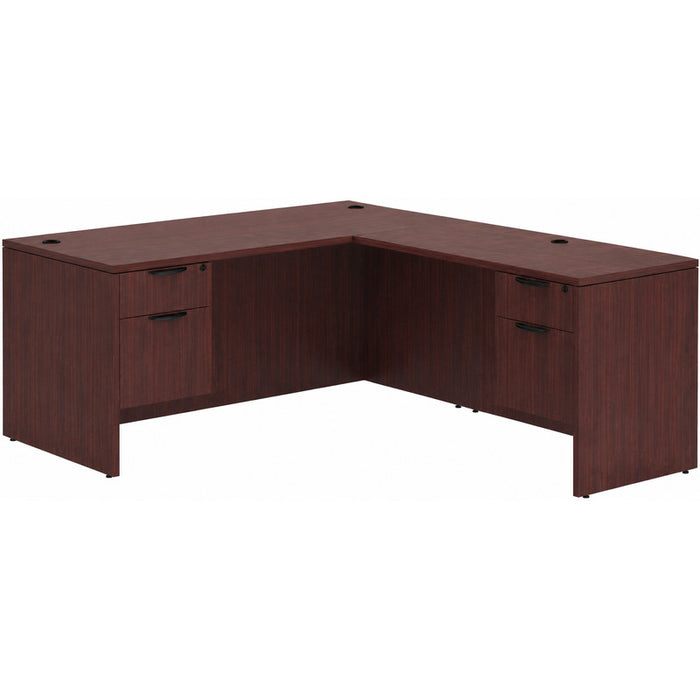 Classic 36x71"double BF ped desk w/42"return MAH