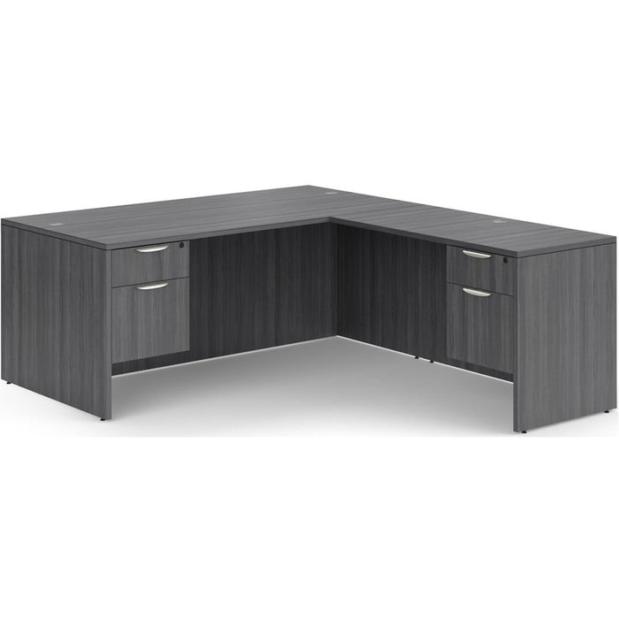 Classic 36x71"double BF ped desk w/42"return NPG