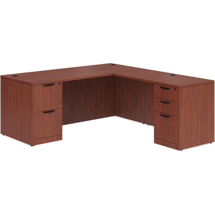 Classic 36x71" BBF/FF ped desk &42"return Cherry