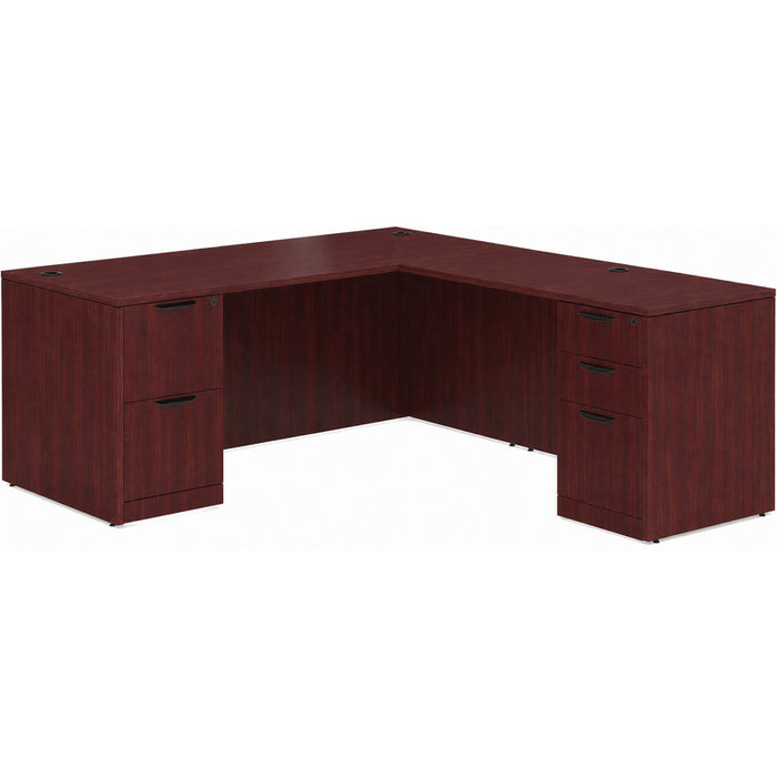 Classic 36x71" BBF/FF ped desk w/42"return MAH