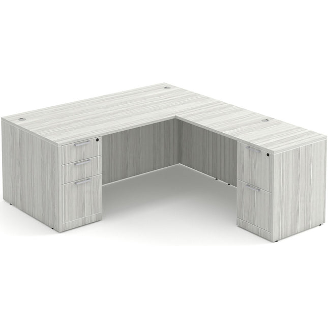 Classic 36x71" BBF/FF ped desk w/42"return SLB