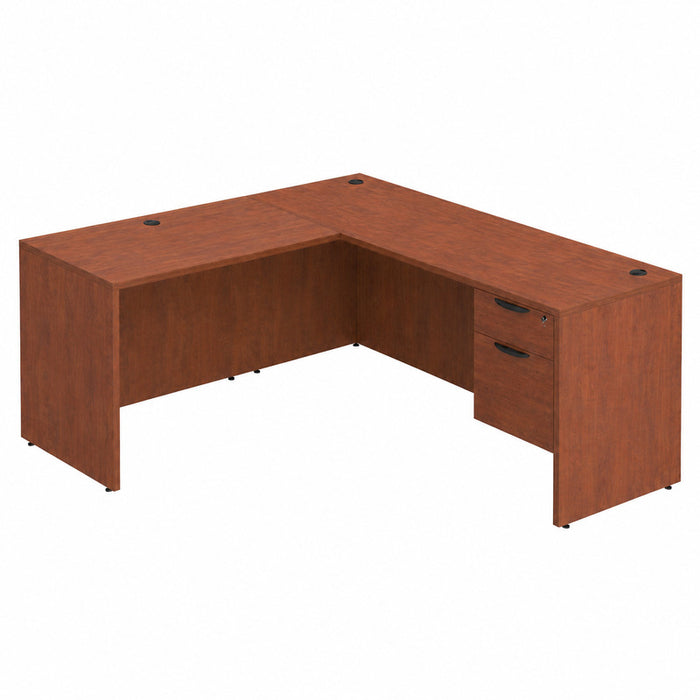Classic 2471 single BBF ped desk w/42"return Cherry