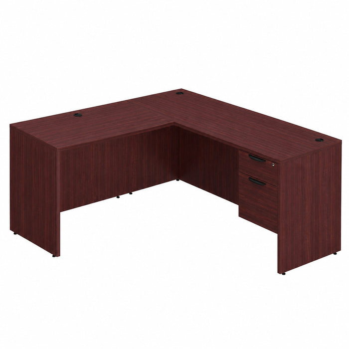 Classic 2471 single BBF ped desk w/42"return MAH