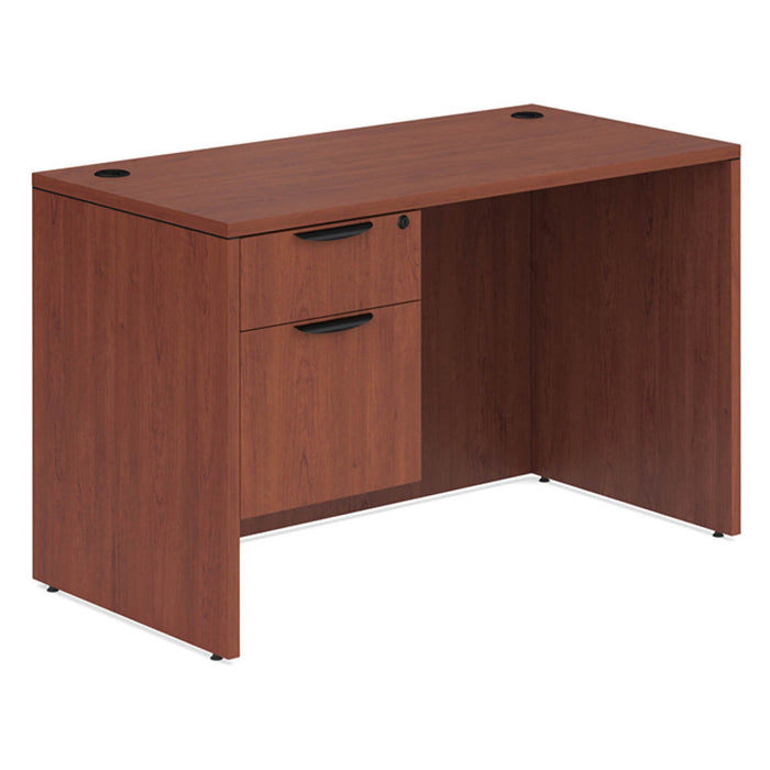 Classic 24x48" single BF ped desk Cherry