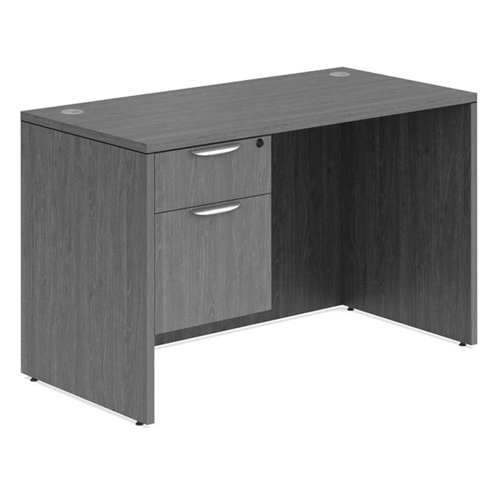 Classic 24x48" single BF Ped desk NPG
