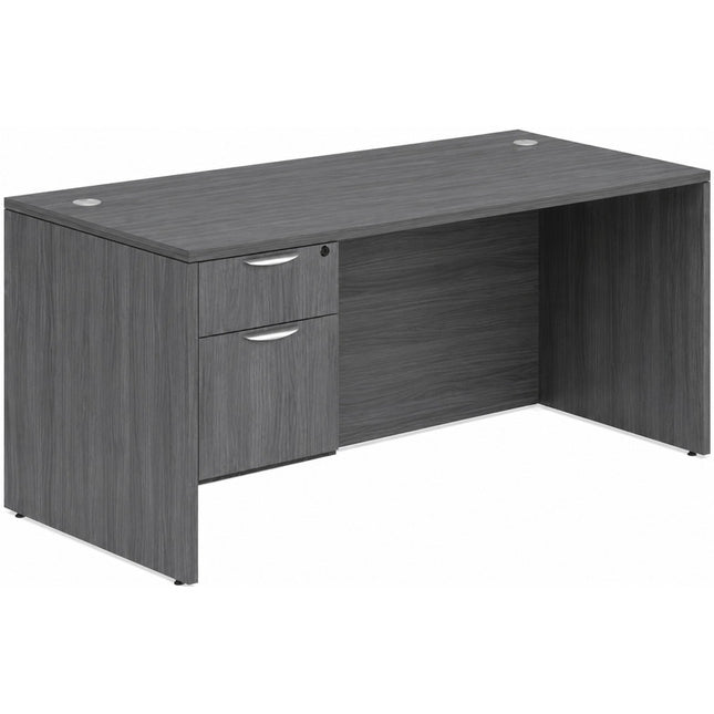 Classic 30x60" single BF Ped desk CG