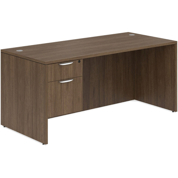Classic 30x66" single BF Ped desk MWN