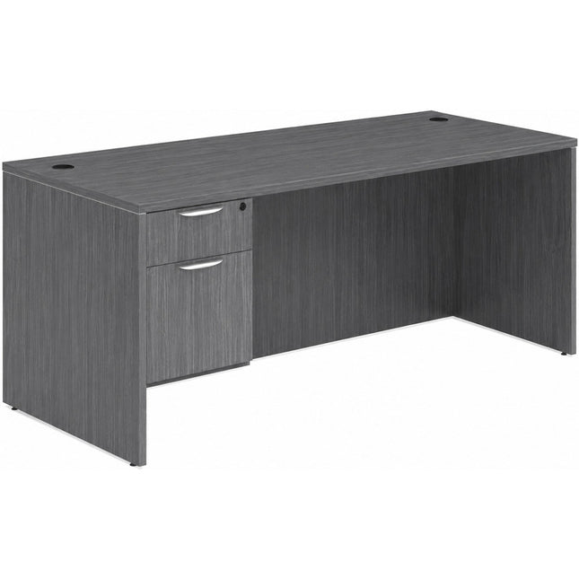 Classic 30x71" single BF Ped desk CG