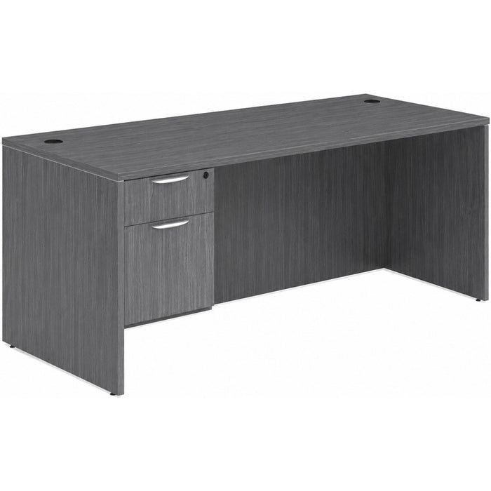 Classic 30x71" single BF Ped desk CG