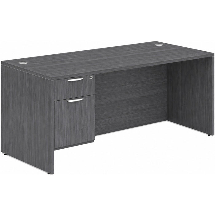 Classic 36x71" single BF Ped desk CG
