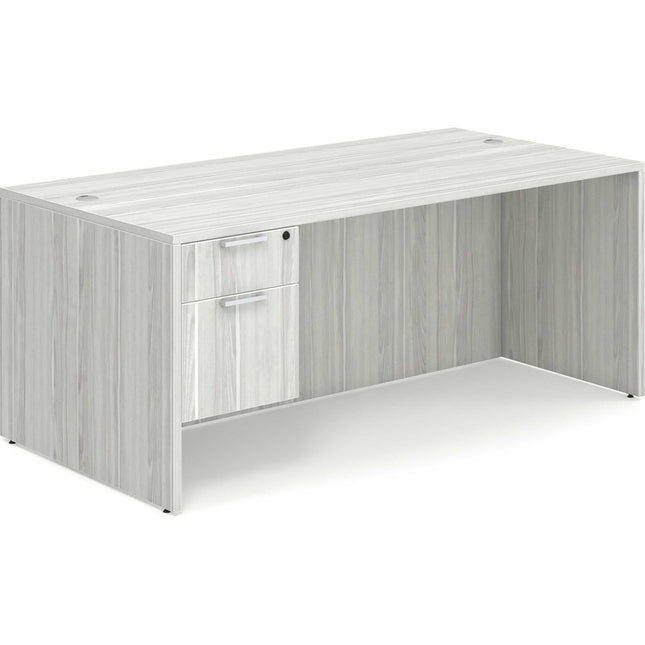 Classic 36x71" single BF Ped desk SLB