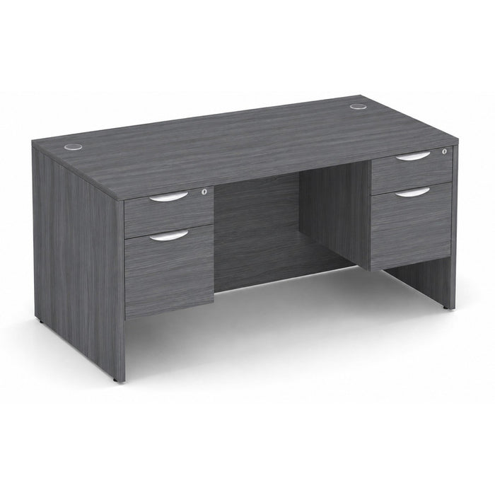 Classic 30x60" double BF Ped desk CG