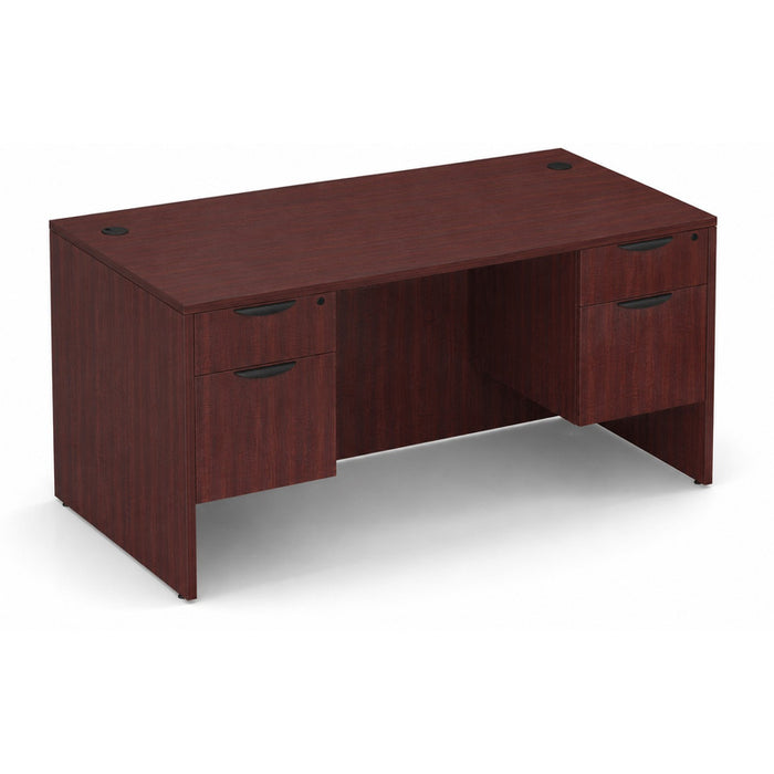 Classic 30x60" double BF Ped desk MAH