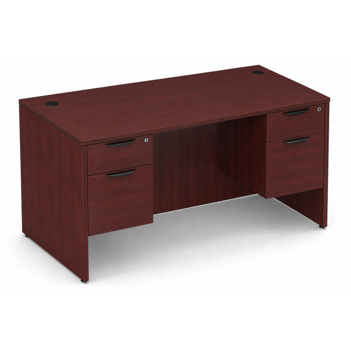 Classic 30x66" double BF Ped desk MAH