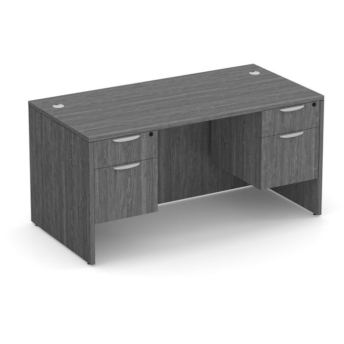 Classic 30x66" double BF Ped desk NPG