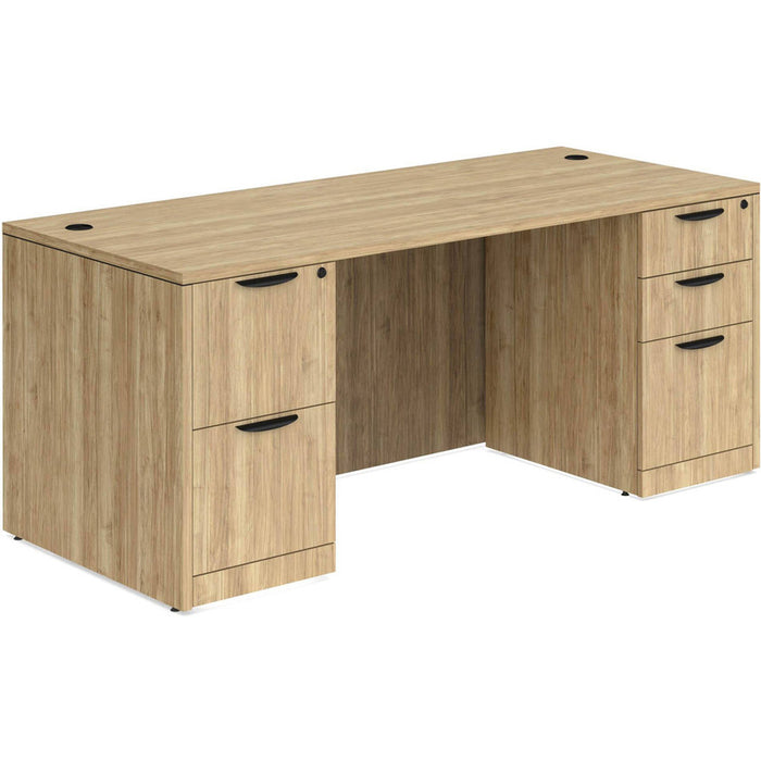 Classic 30x66" BBF/FF Ped desk Aspen