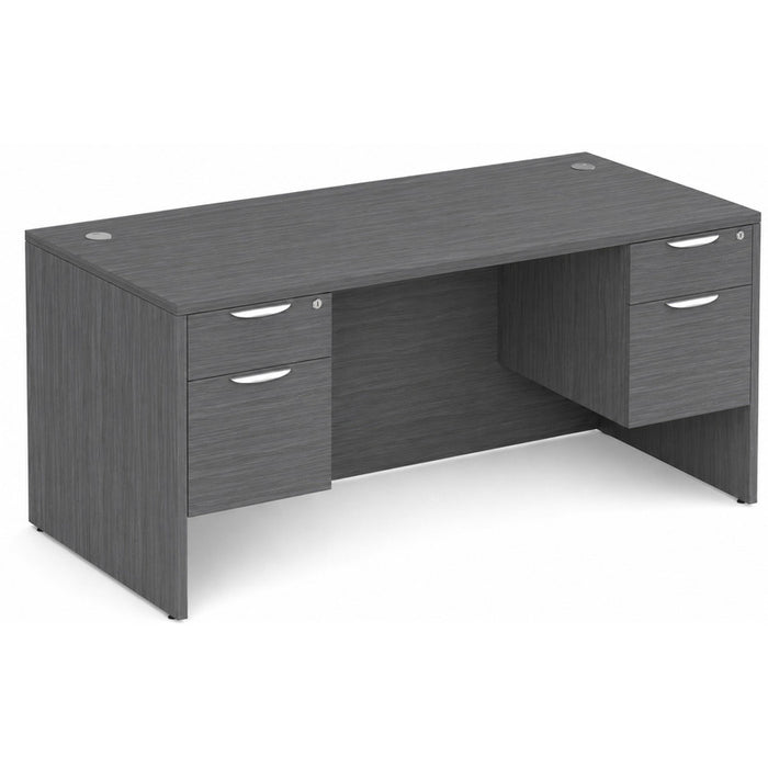 Classic 30x71" double BF Ped desk CG