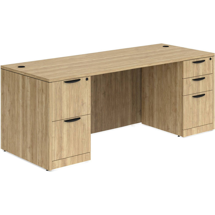 Classic 30x71" BBF/FF Ped desk Aspen