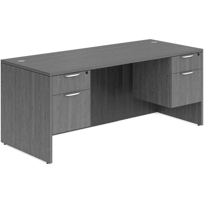 Classic 36x71" double BF Ped desk NPG