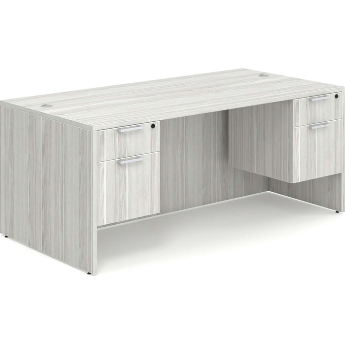 Classic 36x71" double BF Ped desk SLB