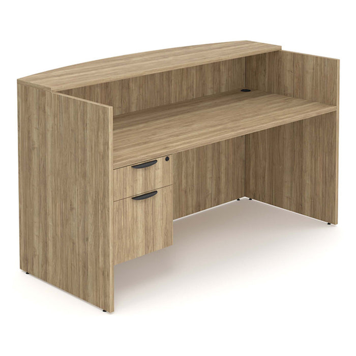 Classic Gallery desk no return BF Ped Aspen