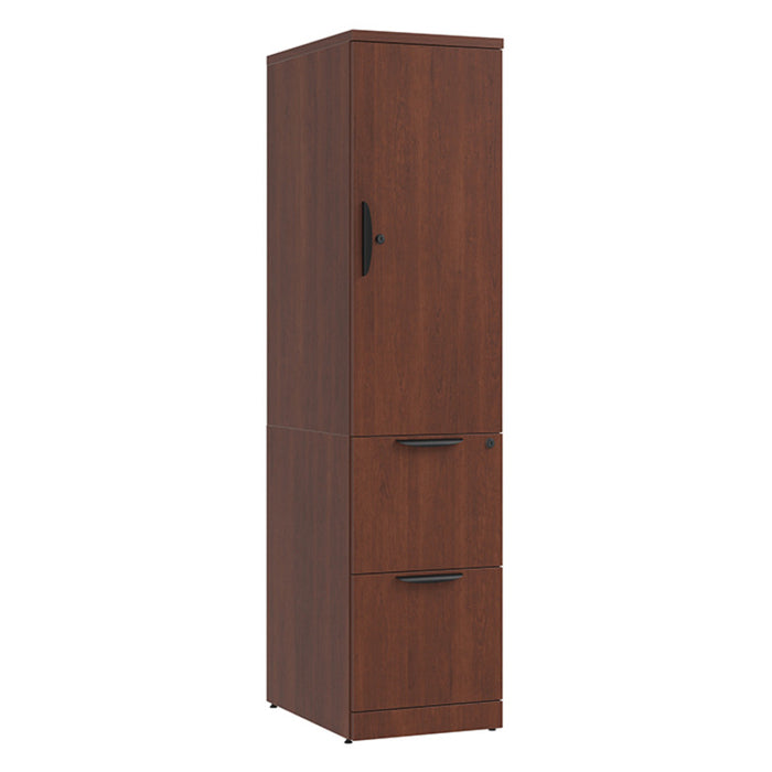 Classic 65"H BBF Wardrobe Storage Unit Cherry