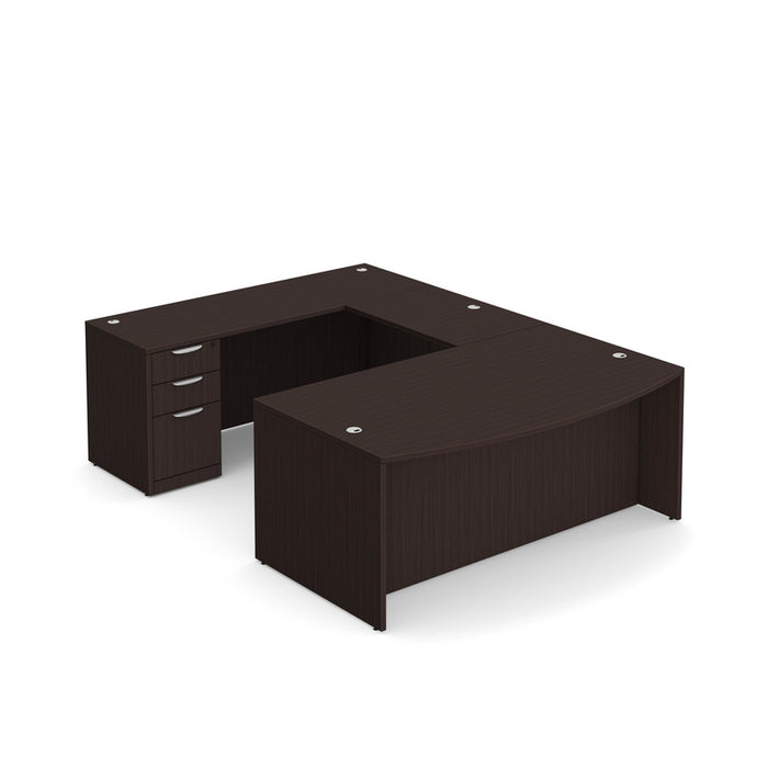 Classic Bowfront U shape desk, BBF Ped ESP