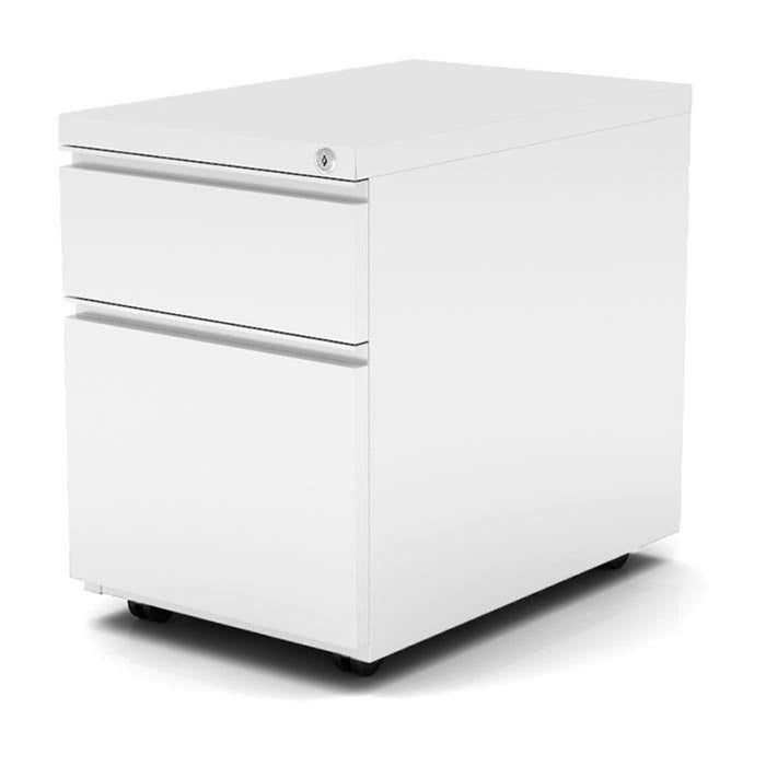 MOBILE PED BOX/FILE WHITE