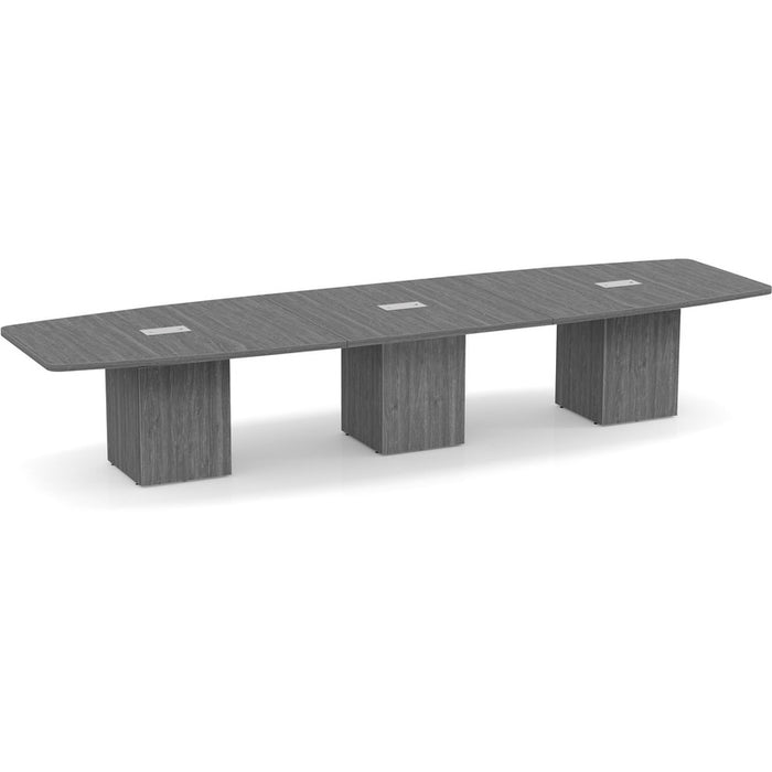 14ft BS Conf Table  / Cube Base Newport Gray