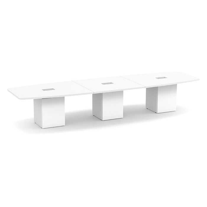 14ft BS Conf Table  / Cube Base White