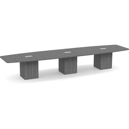 16ft BS Conf Table  / Cube Base Newport Gray