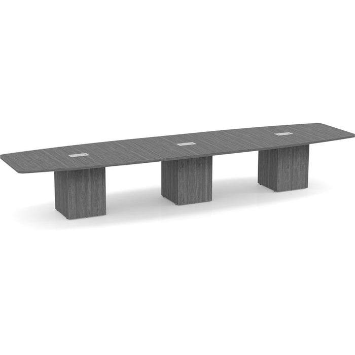 16ft BS Conf Table  / Cube Base Newport Gray