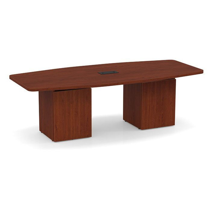 8ft BS Conf Table  / Cube Base Cherry
