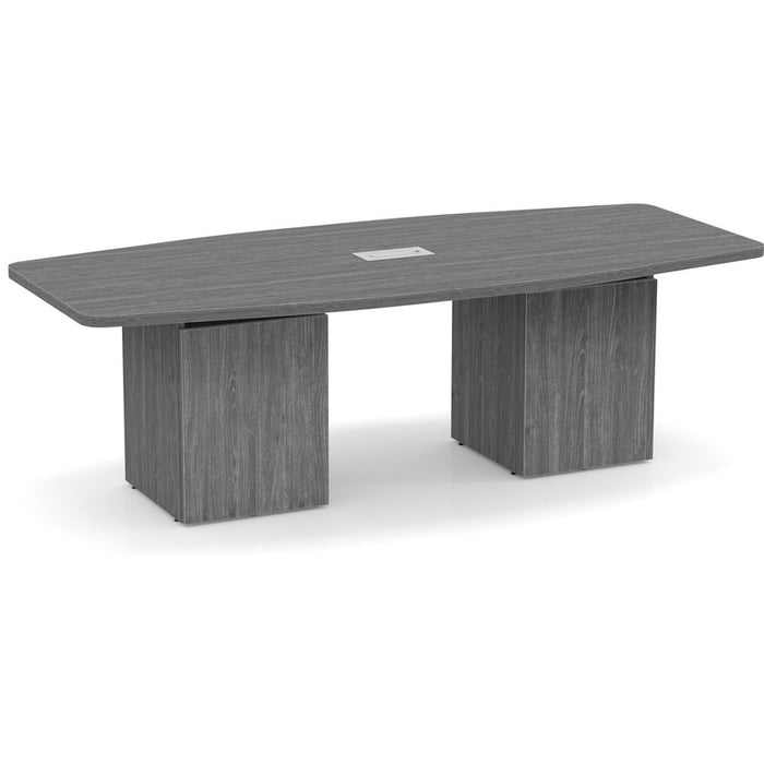 8ft BS Conf Table  / Cube Base Newport Gray