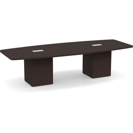 10ft BS Conf Table  / Cube Base Espresso