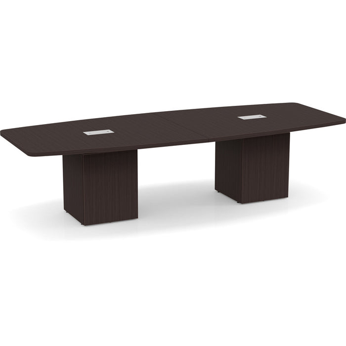 10ft BS Conf Table  / Cube Base Espresso
