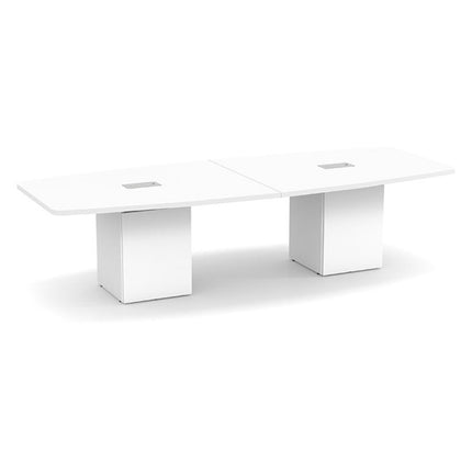 10ft BS Conf Table  / Cube Base White