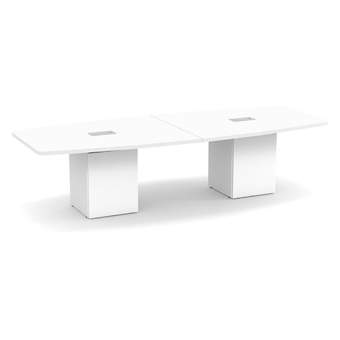 10ft BS Conf Table  / Cube Base White