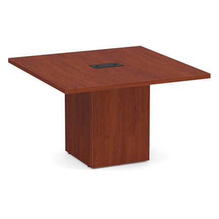 4' Classic Square Cube Base Table Cherry