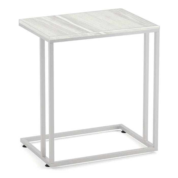 Laminate Laptop Table Silver Birch