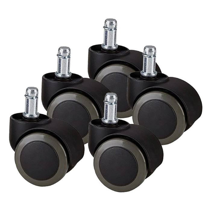 HARDWOOD CASTERS FOR SWIVEL CHAIR - 5PCS/SET