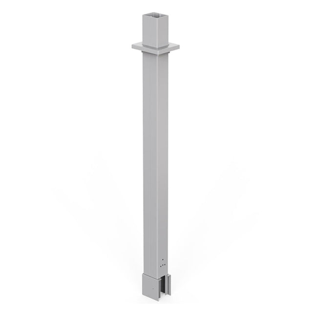 12' Power Pole w/ Top and Bottom Bezel