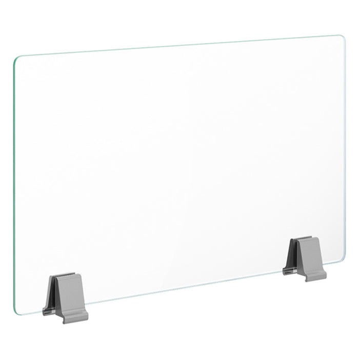 13.25"X22" TEMPERED CLEAR MULLION GLASS W/CLAMP