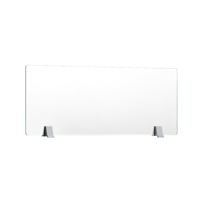 13.25"X40" TEMPERED CLEAR MULLION GLASS W/CLAMP