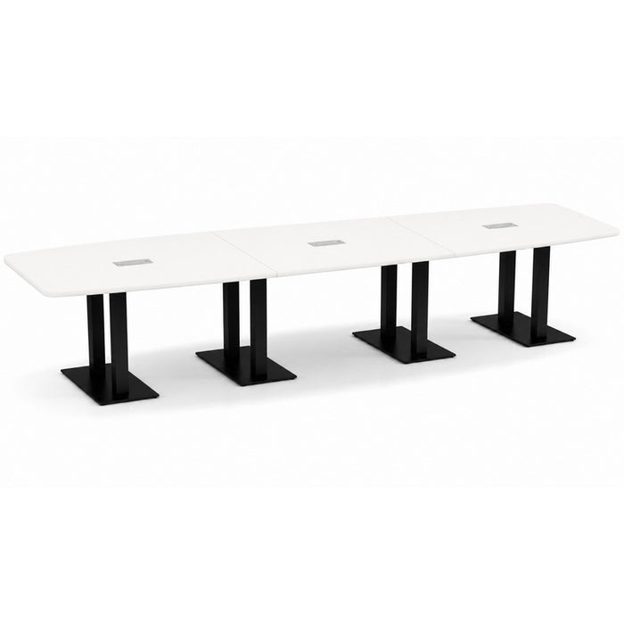 14ft BS Conf Table / Palmer Base WHT / BLK