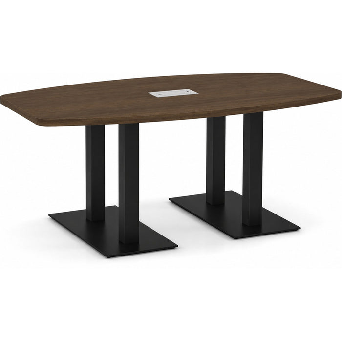 8ft BS Conf Table / Palmer Base MWN / BLK